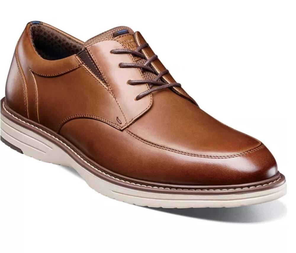 Nunn Bush Griff MT Oxford Shoes Mens Size 13M Brown Leather Dress New Box